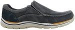 Skechers mens Expected Avillo Moccasin, Blue, 11.5 US
