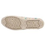 TOMS Womens Alpargata Cozy Holiday Flamingos Graphic Slip On Flats Casual - Beige - Size 9 B