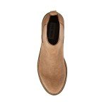 Steve Madden Women's Leopold Chelsea Boot, Oatmeal Suede, 6.5
