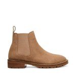 Steve Madden Women's Leopold Chelsea Boot, Oatmeal Suede, 6.5