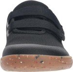 WHITIN Wide Barefoot Shoes for Boys Toddler Minimalist Zero Drop Sneakers for Girls Kids Size 6 Fashion Tennis Walking Running Sport Training Black Gum 23