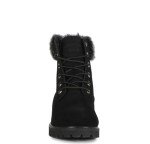Lugz | Convoy Classic 6-inch Chukka Boots for Women | Faux Fur Lace Up Womens Fall Boots | Everyday Women Footwear, Black, 9 US