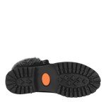 Lugz | Convoy Classic 6-inch Chukka Boots for Women | Faux Fur Lace Up Womens Fall Boots | Everyday Women Footwear, Black, 9 US