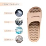 Nautica Men's Athletic Slides Sport Shower Sandals for Indoor & Outdoor - Lightweight, Durable and Comfortable-Kyan-Khaki-Size 11