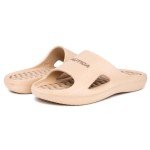 Nautica Men's Athletic Slides Sport Shower Sandals for Indoor & Outdoor - Lightweight, Durable and Comfortable-Kyan-Khaki-Size 11