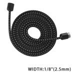 UamGlsob Elastic Quick Laces for Skechers Running Training Shoes, Stretchy Shoelaces Strings Replacements Bungee Speed Laces (Black, 43"/110cm)