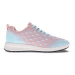 Revere Haiti Women's Lightweight Mesh Lifestyle Sneaker – Slip-Resistant, Breathable with Removable Orthotic Footbed and Custom Fit Filler Kit Peachy 9-9.5 M US
