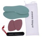 Revere Haiti Women's Lightweight Mesh Lifestyle Sneaker – Slip-Resistant, Breathable with Removable Orthotic Footbed and Custom Fit Filler Kit Peachy 9-9.5 M US