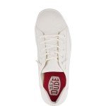 Hey Dude Men's Cody Canvas White/White Size 11 | Men's Shoes | Men's Slip On Sneakers | Comfortable & Light-Weight