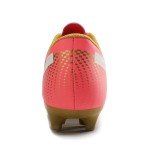 Fenlogft Unisex Sizes Leather Soccer Cleats with Lace-Up for Training Firm Ground & Turf - Men, Women, Boys & Girls American Football Shoes Boot (Pink,10,8.5,Women,Medium,Men)