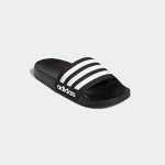 adidas Adilette Shower Slides, Core Black/White/Core Black, 3 US Unisex Little Kid