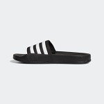 adidas Adilette Shower Slides, Core Black/White/Core Black, 3 US Unisex Little Kid