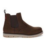 Levi's Mens Chelsea Logger 2 WX Vegan Leather Casual Pull-On Boot, Cedar/Brown, 10 M