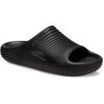 Crocs Unisex Mellow Recovery Slides Sandal, Black Tide, 13 US Women
