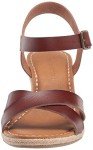 Amazon Essentials Women's Espadrille Wedge Sandal, Brown, 8