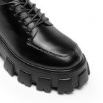 DREAM PAIRS Women's Platform Oxford Chunky Lace Up Lug Sole Comfort Business Work Dress Shoes,Size 10,Black-PU,SDOX2404W