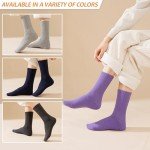 VoJoPi Wool Socks for Women Thermal and Warm Hiking Socks Winter Thick Cozy Cushion Boot Work Socks 5 Pairs