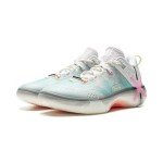 LI-NING Wade Shadow 6 Men's Lightweight Breathable Anti Slip and Rebound Professional Basketball Game Shoes White Light Green Pink US 10