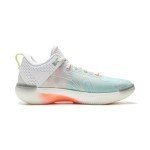 LI-NING Wade Shadow 6 Men's Lightweight Breathable Anti Slip and Rebound Professional Basketball Game Shoes White Light Green Pink US 10