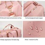 ZUEVI Sports Gym Duffel Bag for Men or Women Waterproof Weekender Travel Bag with Shoes Compartment Dry and Wet Separation for Training Swim Yoga(RED)