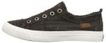 Blowfish Malibu Women's Play Slip On Sneaker, Black Smoked Canvas