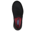 Skechers Men's Flex Advantage Slip Resistant Sr Mcallen Slip on Work Shoe, Black, 11