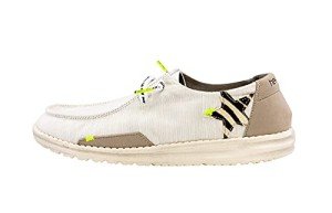 Hey Dude Women's Wendy Star White Size 8 | Women’s Shoes | Women’s Lace Up Loafers | Comfortable & Light-Weight