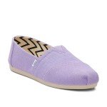 TOMS Women's Espadrille Loafer Flat, Vintage Purple Heritage Canvas, 7.5
