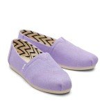 TOMS Women's Espadrille Loafer Flat, Vintage Purple Heritage Canvas, 7.5