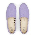 TOMS Women's Espadrille Loafer Flat, Vintage Purple Heritage Canvas, 7.5