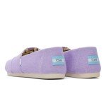 TOMS Women's Espadrille Loafer Flat, Vintage Purple Heritage Canvas, 7.5