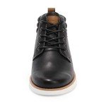 Bruno Marc Men's Mid Top Chukka Sneaker Lace Up Dress Boot Business Casual Shoes Black Size 9.5 M US Grand-high