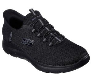 Skechers Men's Summits High Range Hands Free Slip-in Loafer, Black/Black, 8.5 Wide