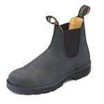 Blundstone 587 Unisex Classic Series Chelsea Boot for Men and Women with Shock Absorption and Premium Water Resistant Leather, Rustic Black, 6.5 US Men / 8.5 US Women / 5.5 AU