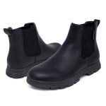 Nautica Men's Chelsea Boot Slip-On Dress Ankle Shoe Chukka Desert Boots-Wuzer-Black Smooth-12