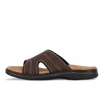 Dockers mens Slide,Dark Brown,11 W US