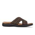 Dockers mens Slide,Dark Brown,11 W US