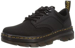 Dr. Martens unisex adult 5 Tie Shoe Oxford, Black Extra Tough 50/50+ajax, Women 4 Men US