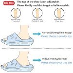 OZLOOK Womens Recovery Sandals Slides for Mens Plantar Fasciitis Sport for Sandals Comfortable Orthotic Athletic Arch Support Slides, Lightweight Cloud Slippers Thick Cushion Open Toe
