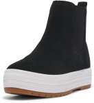 Keds The Platform Chelsea Lug, Boot Womens, Black Suede, 8 Medium