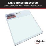 Courtside Basketball Sticky Mat White - Basic Model with 15" x 18" Replaceable Sheets Basketball Shoe Grip Enhancer - Sticky Pad for Basketball Shoes - Step and Grip Basketball Sticky Pad