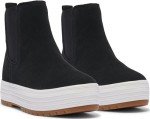Keds The Platform Chelsea Lug, Boot Womens, Black Suede, 8 Medium
