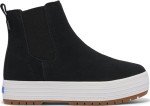 Keds The Platform Chelsea Lug, Boot Womens, Black Suede, 8 Medium