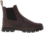 Dr. Martens Unisex Embury Chelsea Boot, Dark Brown Crazy Horse, 10 Women/9 Men