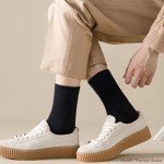 VoJoPi 5 Pairs Wool Socks Mens Thick Thermal Winter Socks for Men Warm Hiking Socks Super Soft Cozy Boot Socks