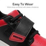 DREAM PAIRS Boys Girls Sneaker Low Top Basketball Shoes Kids LilLegends AlleyBall Walking Shoes for Sport Outdoor School,Size 11 Little Kid,Black/RED,SDFS2420K