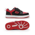 DREAM PAIRS Boys Girls Sneaker Low Top Basketball Shoes Kids LilLegends AlleyBall Walking Shoes for Sport Outdoor School,Size 11 Little Kid,Black/RED,SDFS2420K