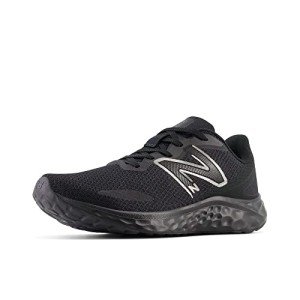 New Balance Women's Fresh Foam Arishi V4 Slip-Resistant Running Shoe, Black/Black Metallic/Black, 9