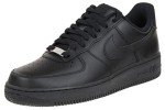 Nike Men's Air Force 1 '07 Black/Black Basketball Shoes 9.5