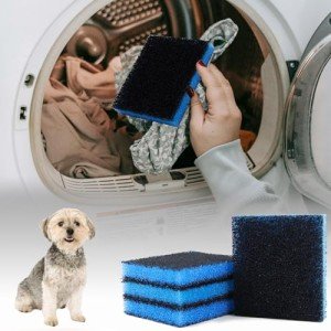 8 PCS Pet Hair Remover for Laundry, Reusable Dog Hair Catcher for Washer, Sponges Removal Tool for Cleaning The Pet Hair, Effective Pet Fur Remover, Used for Cleaning Pet Hair, Blankets, Beds, Sofas